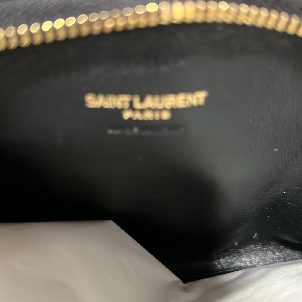 NWT in box Saint Laurent Paris Cassandre 1000 Nero pouch - Picture 6 of 12